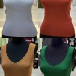 تاپ بافت یقه دالبری (پک 5 عددی)