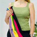 تاپ بافت لوزی(پک 6 عددی)