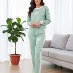 ست بلوز شلوار چاپ گل(پک 6 عددی)