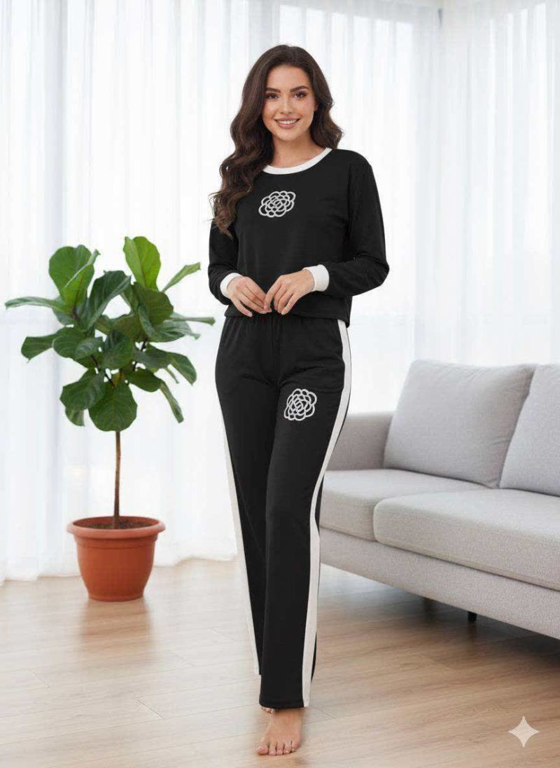 ست بلوز شلوار چاپ گل(پک 6 عددی)