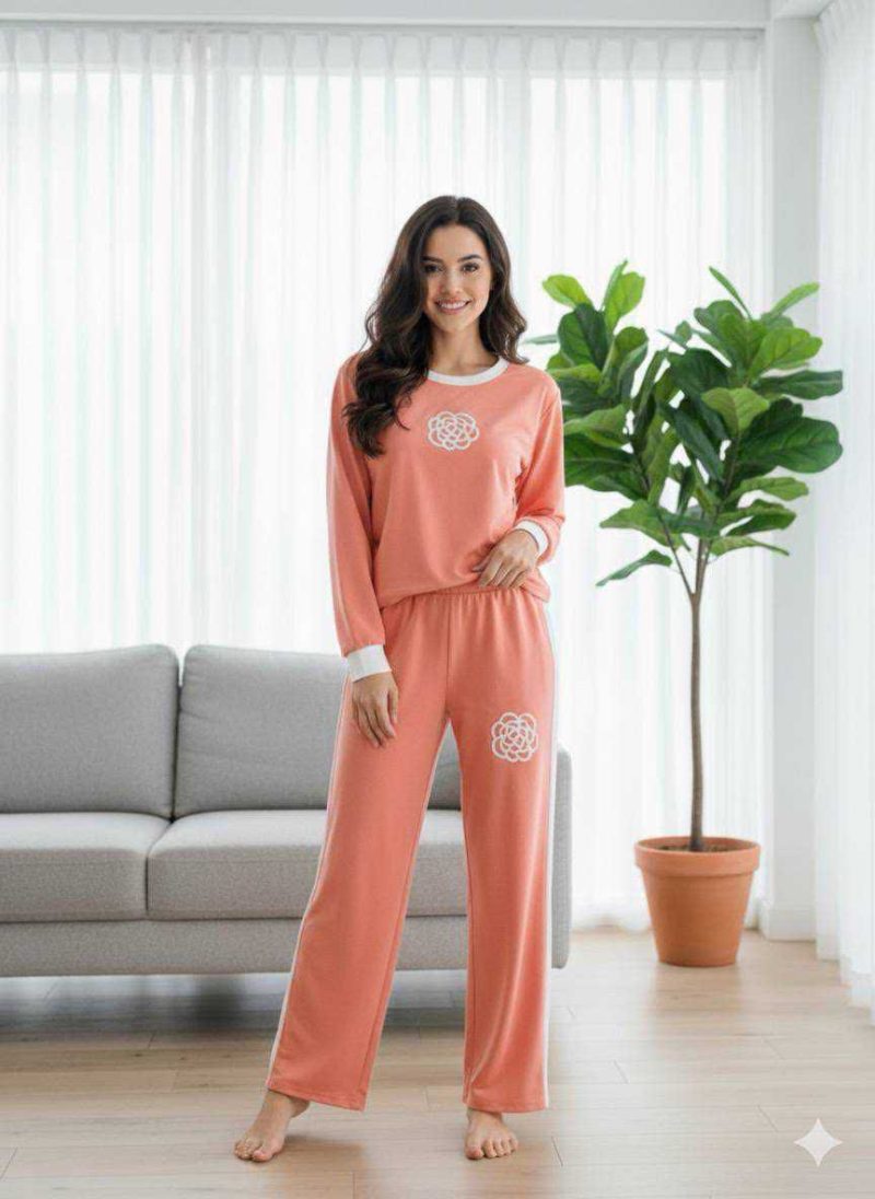 ست بلوز شلوار چاپ گل(پک 6 عددی)