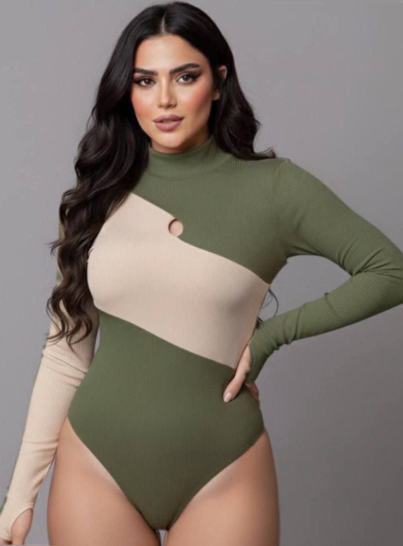 بادی دو رنگ فینگردار اشکی(پک 5 عددی)