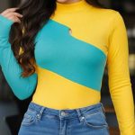 بادی دو رنگ فینگردار اشکی(پک 5 عددی)