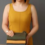 تاپ یقه خشتی جلو دوخت(پک 6 عددی)