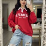 بلوز یقه سفید بروکلین(پک 6 عددی)