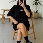 تیشرت باکسی چاپ الو (پک 6 عددی)