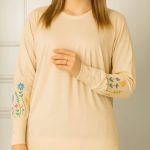 بلوز استین بلند استین گل (پک 7 عددی)