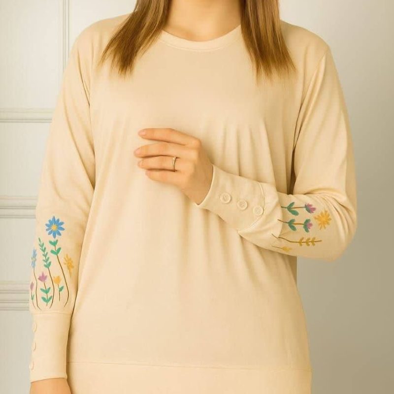 بلوز استین چاپ