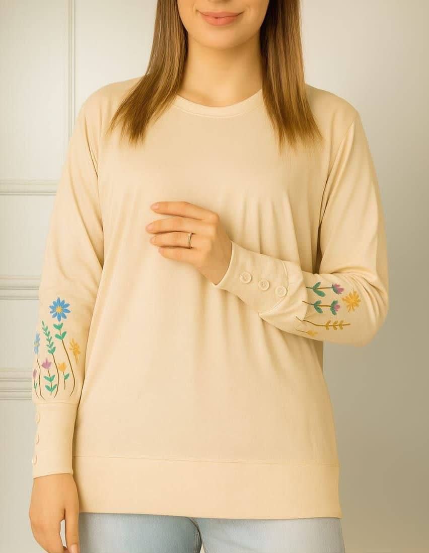 بلوز استین چاپ