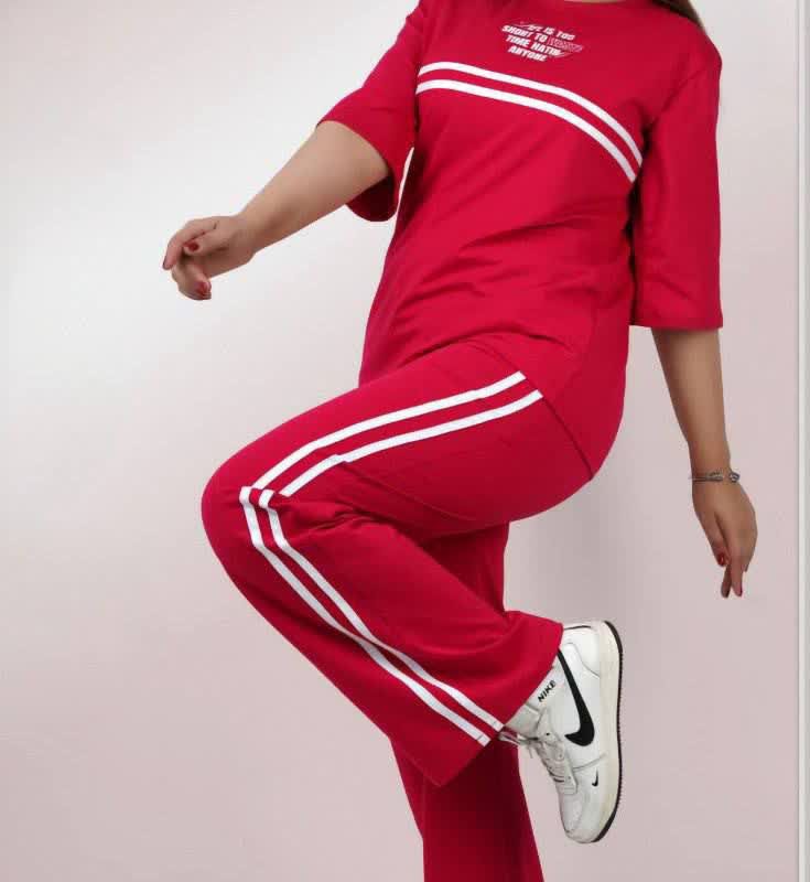 تیشرت و شلوار نوار دوزی(پک 6 عددی)