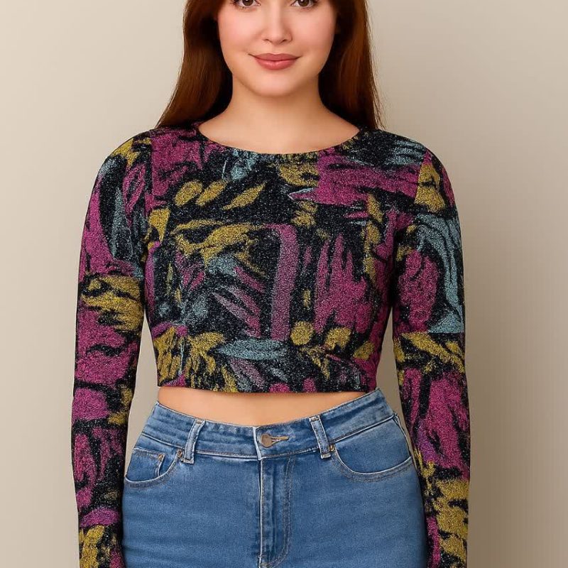 کراپ یقه گرد