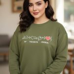 بلوز استین دار چاپ قلب(پک 6 عددی)