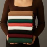 بلوز یقه خشتی بیسیک(پک 6 عددی)