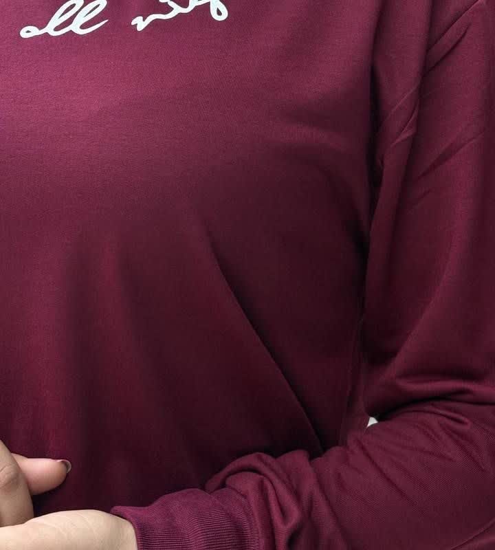 بلوز استین بلند چاپی(پک 6 عددی)