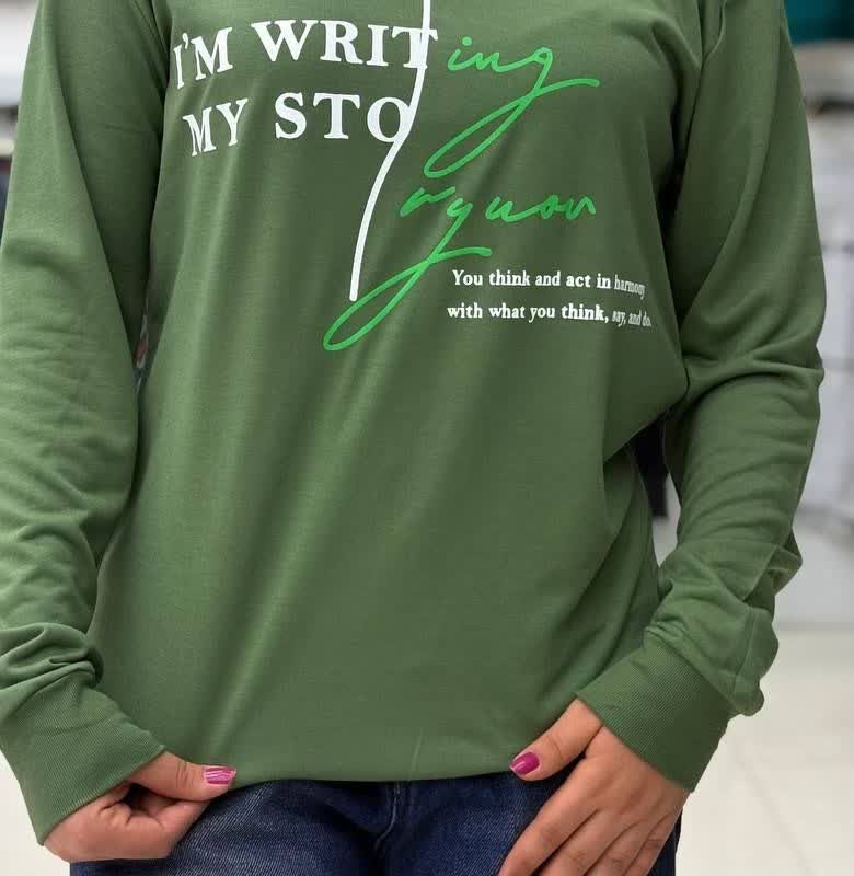 بلوز استین بلند چاپ دار(پک 6 عددی)