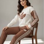 ست بلوز شلوار سه نوار(پک 6 عددی)