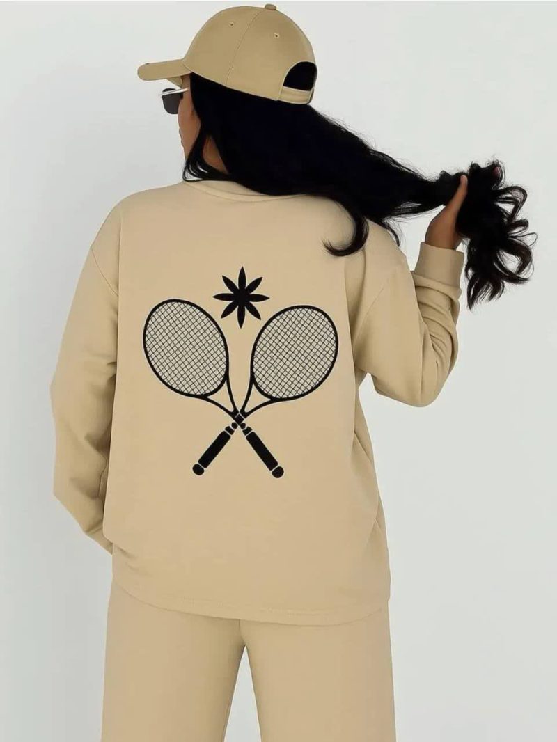 ست بلوز شلوار چاپ بیس بال(پک 6 عددی)