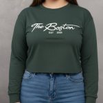 کراپ باکسی استین بلند(پک 6 عددی)