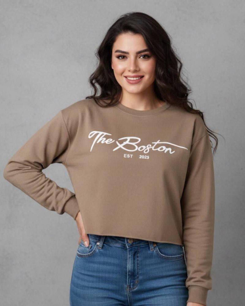 کراپ باکسی استین بلند(پک 6 عددی)