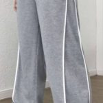 شلوار بگ قواره دار نواری(پک 4 عددی)