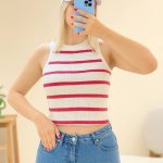 کراپ نیم تنه خطی(پک 5 عددی)