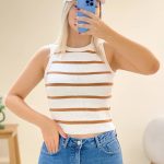 کراپ نیم تنه خطی(پک 5 عددی)