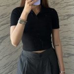 کراپ یقه مردانه(پک 6 عددی)