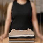 تاپ یقه گرد قواره دار قد 70(پک 6 عددی)