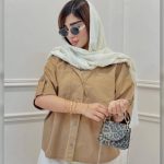 شومیز باکسی یقه مردانه ( پک 6 عددی )