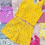 ست کراپ شورتک یقه وی زارا عمده ( پک 6 عدی )