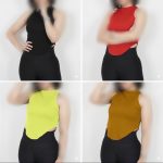 نیم تنه بیسیک هلالی یقه ۳ سانت ( پک 6 عددی )