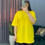 تیشرت لانک باکسی بیسیک عمده ( پک 4 عددی )