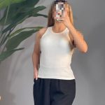 تاپ بیسیک یقه گرد عمده ( پک 5 عددی )