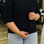 شومیز جلو دکمه پشت بلند ( پک 4 عددی )