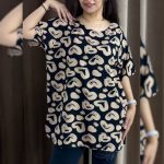 تیشرت بیگ سایز نخی پریا ( پک 4 عددی )