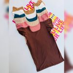 تاپ یقه خشتی عروسکی (پک 6 عددی)